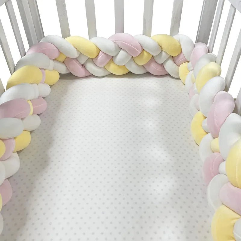 Tour de Lit Bebe - CozyKnot™ - Rose Jaune - Rever Tout Petitlecoledeschats