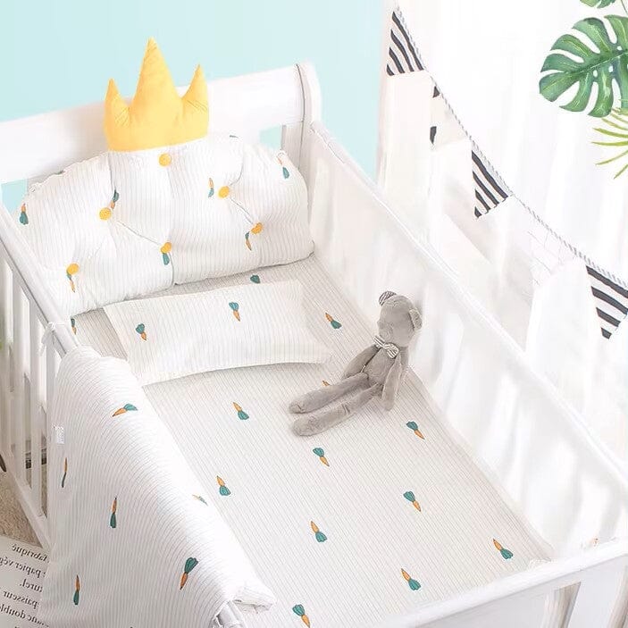 Linge de lit bebe - DouxSommeil™ - Carottes - Rever Tout Petitlecoledeschats